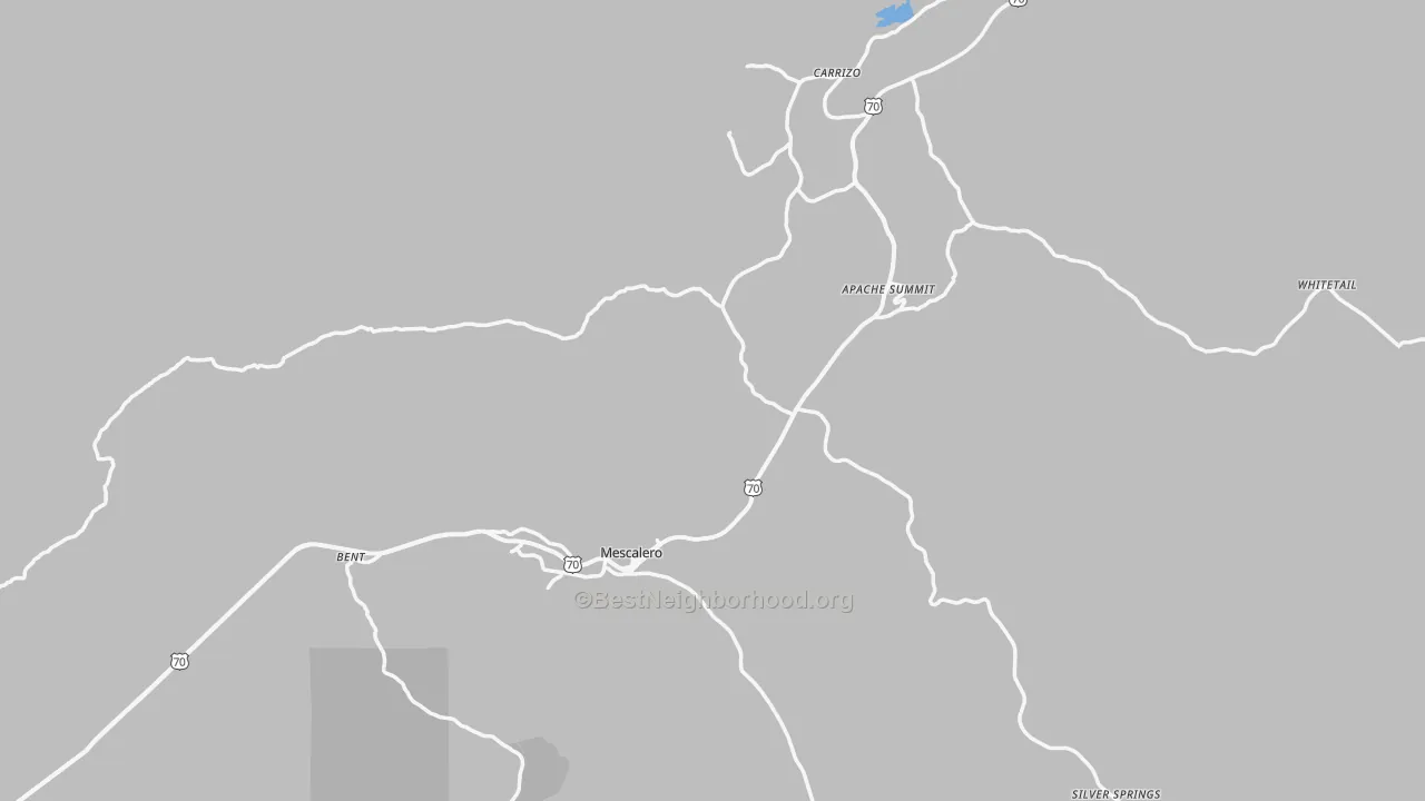 Transit Grade map of 88340, NM