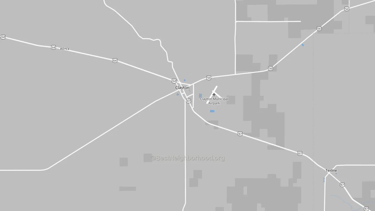 Transit Grade map of 88415, NM