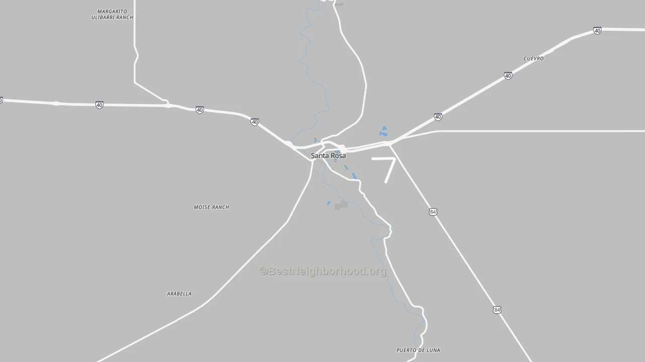 Transit Grade map of 88435, NM