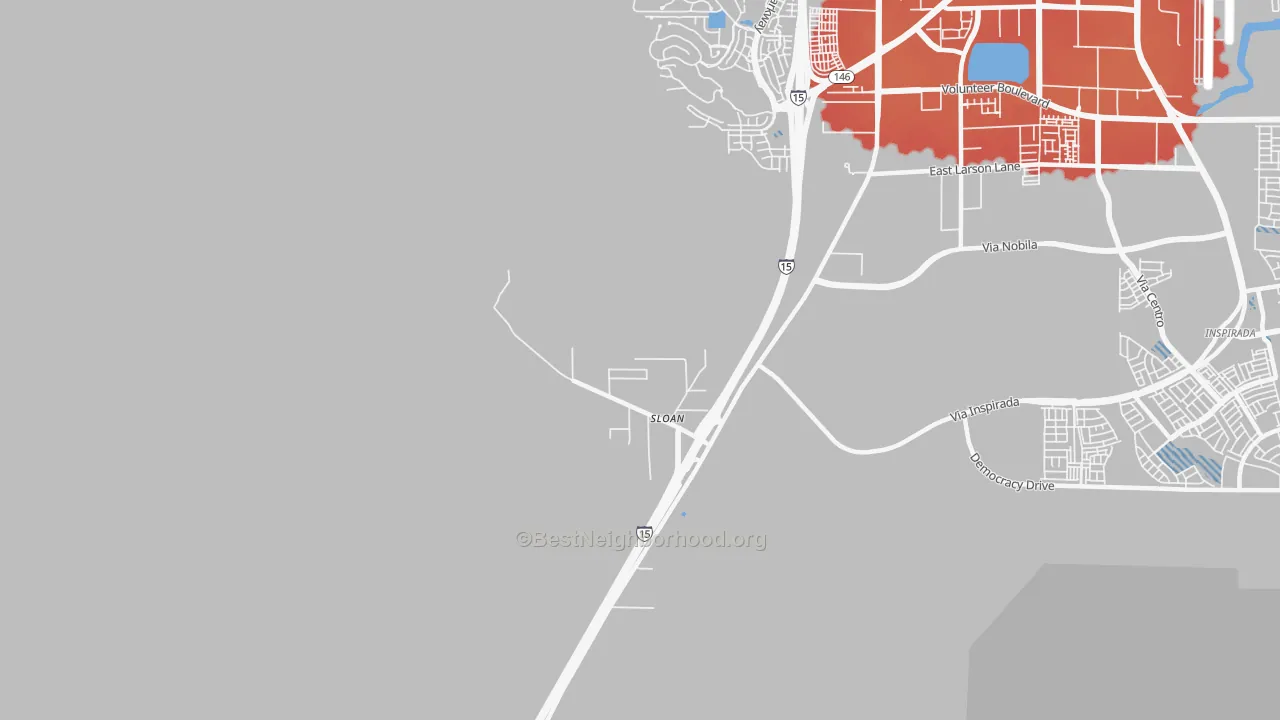 Transit Grade map of 89054, NV