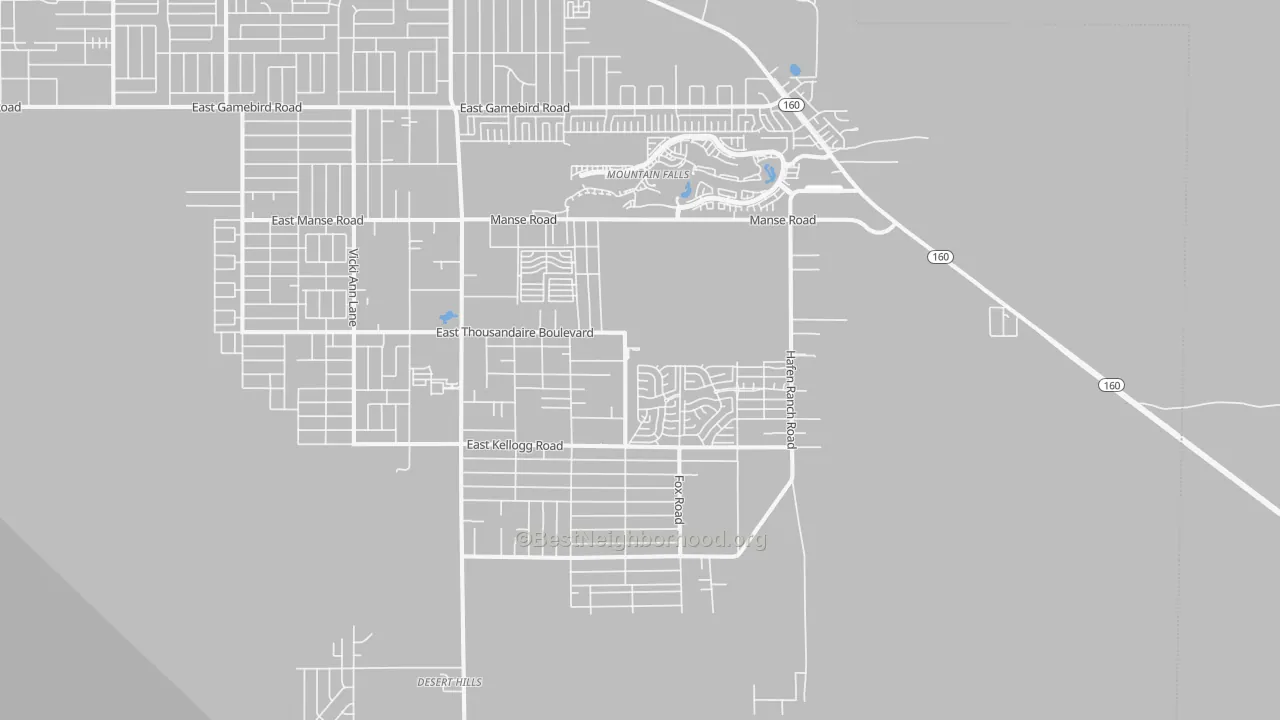 Transit Grade map of 89061, NV