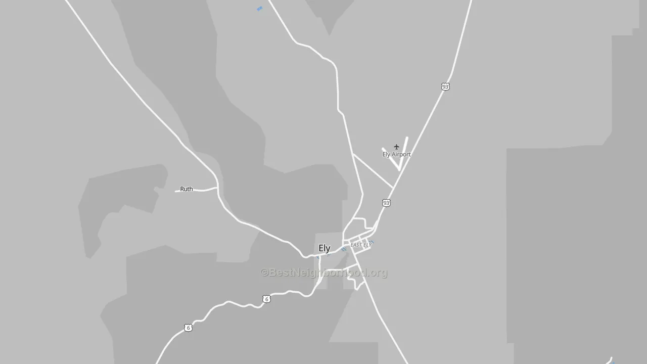 Transit Grade map of 89301, NV