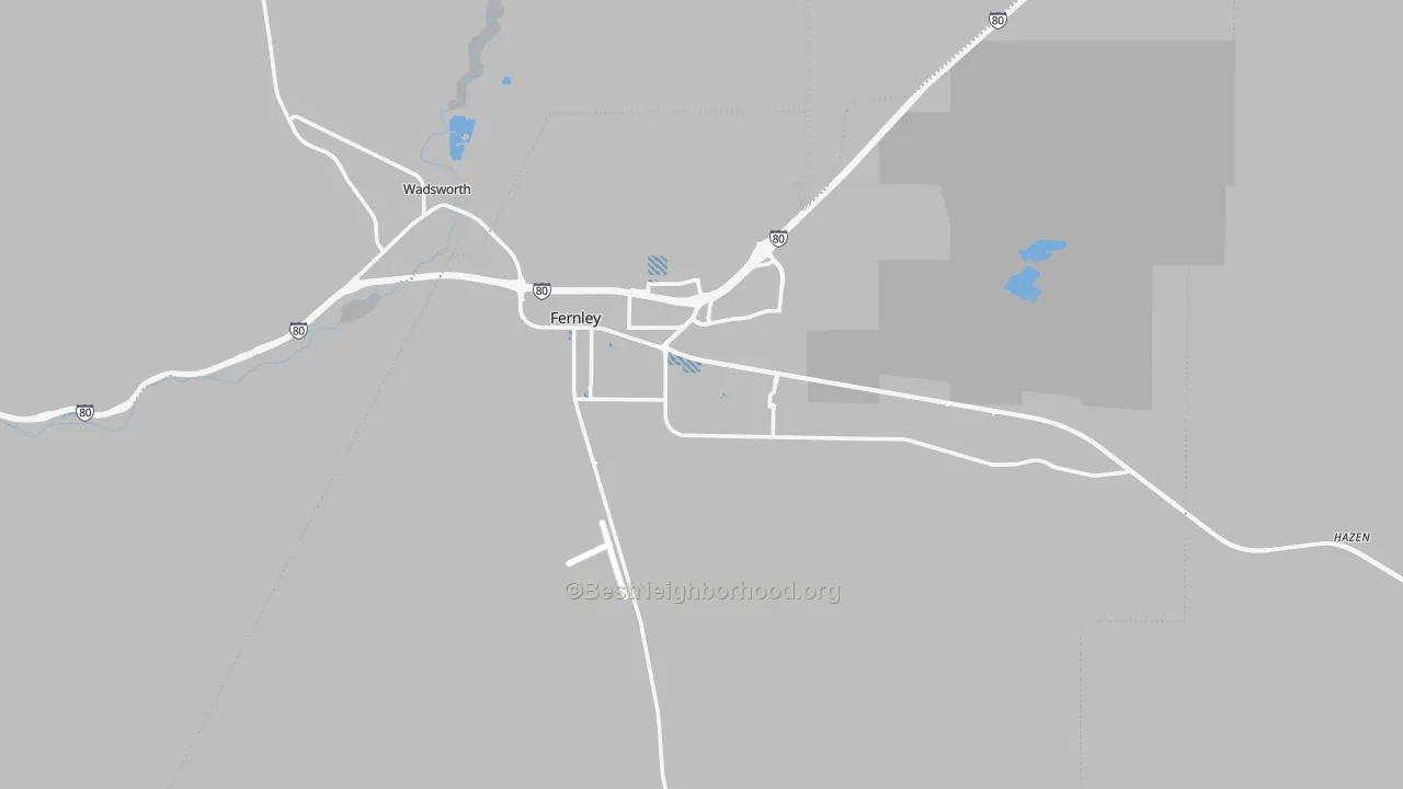 Transit Grade map of 89408, NV