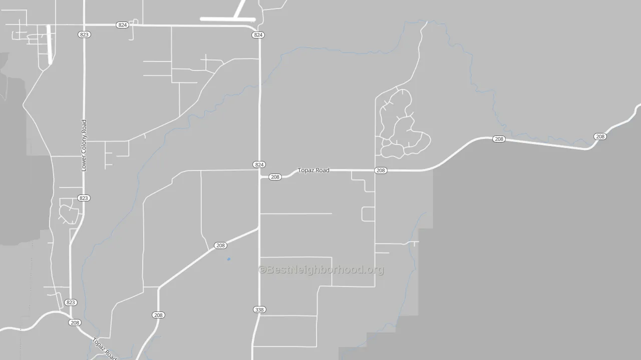 Transit Grade map of 89430, NV