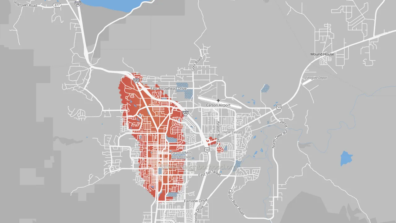 Transit Grade map of 89706, NV