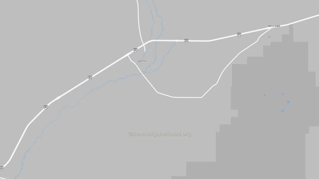 Transit Grade map of 89823, NV