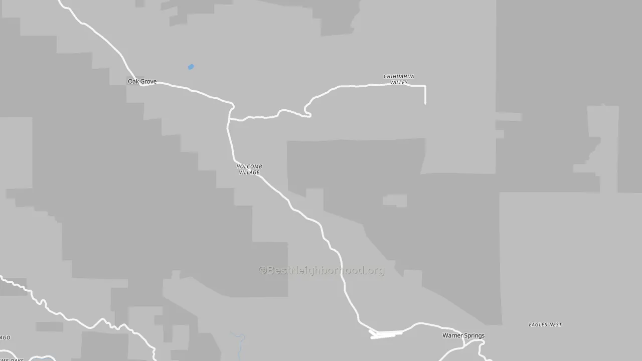 Transit Grade map of 92086, CA