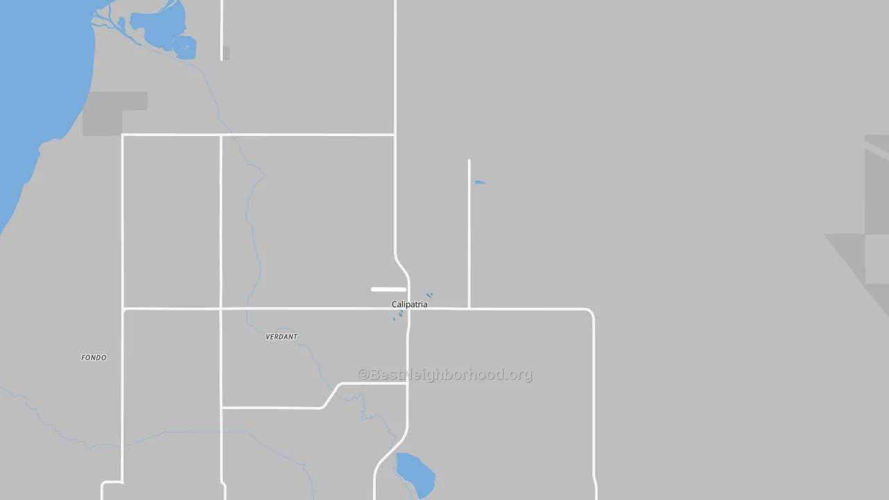 Transit Grade map of 92233, CA