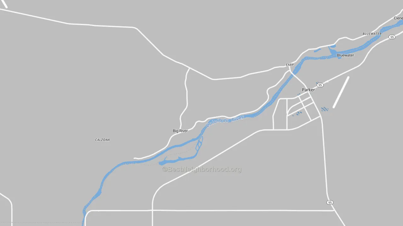 Transit Grade map of 92242, CA