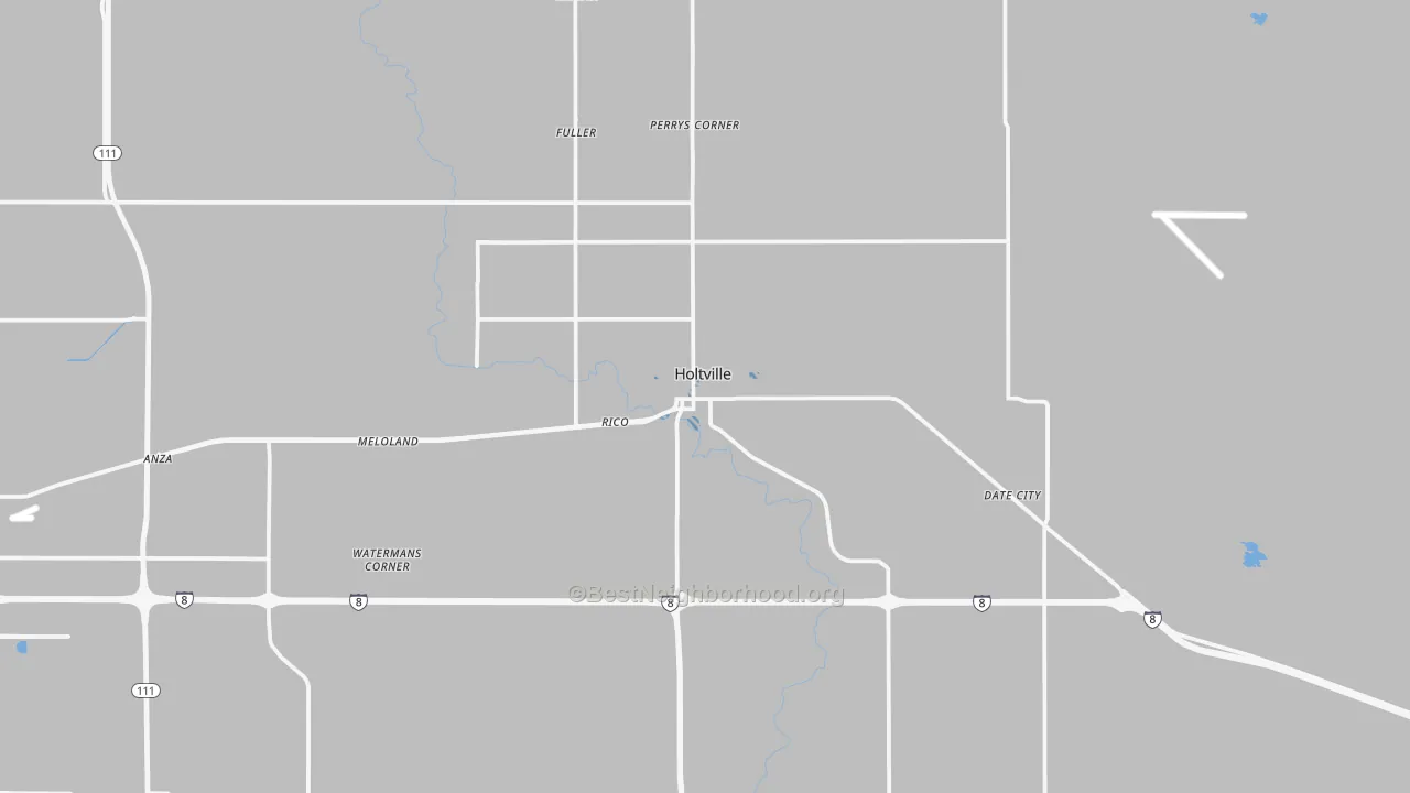 Transit Grade map of 92250, CA