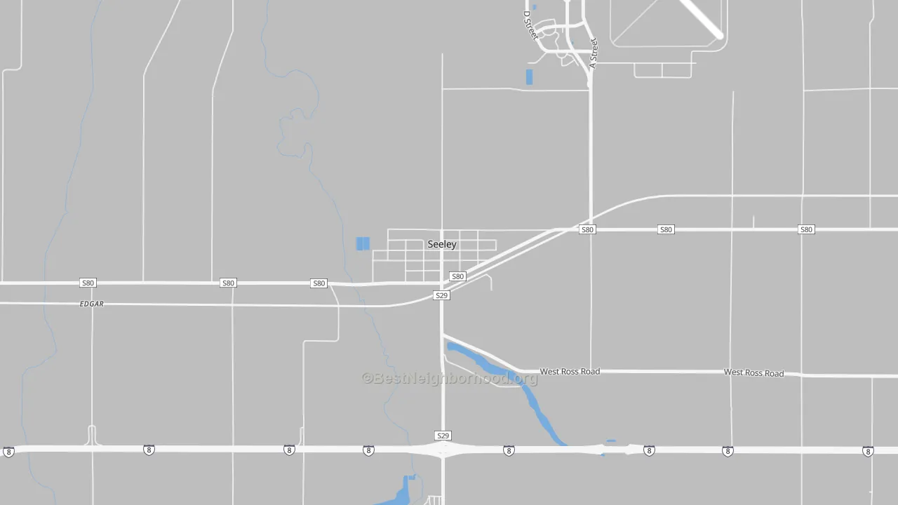 Transit Grade map of 92273, CA