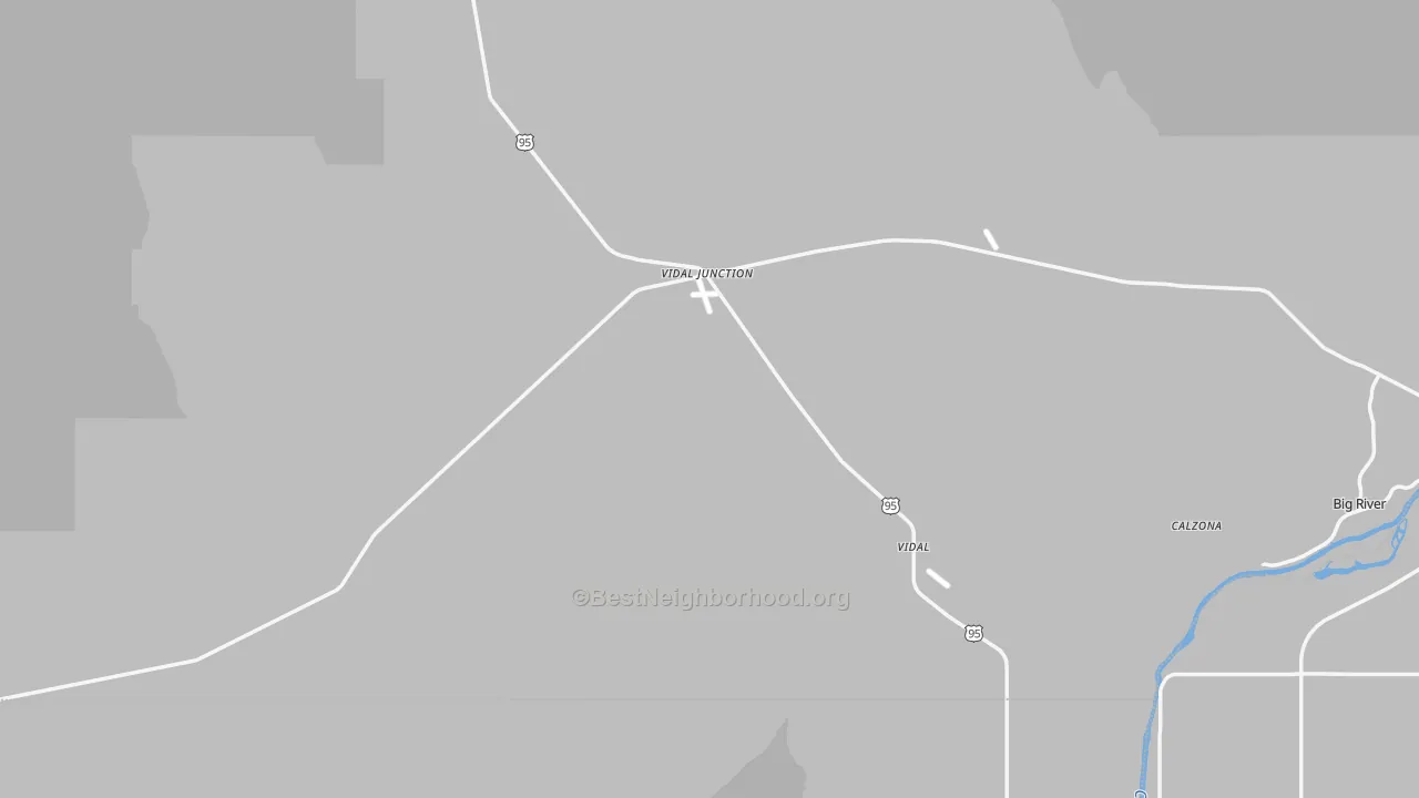 Transit Grade map of 92280, CA