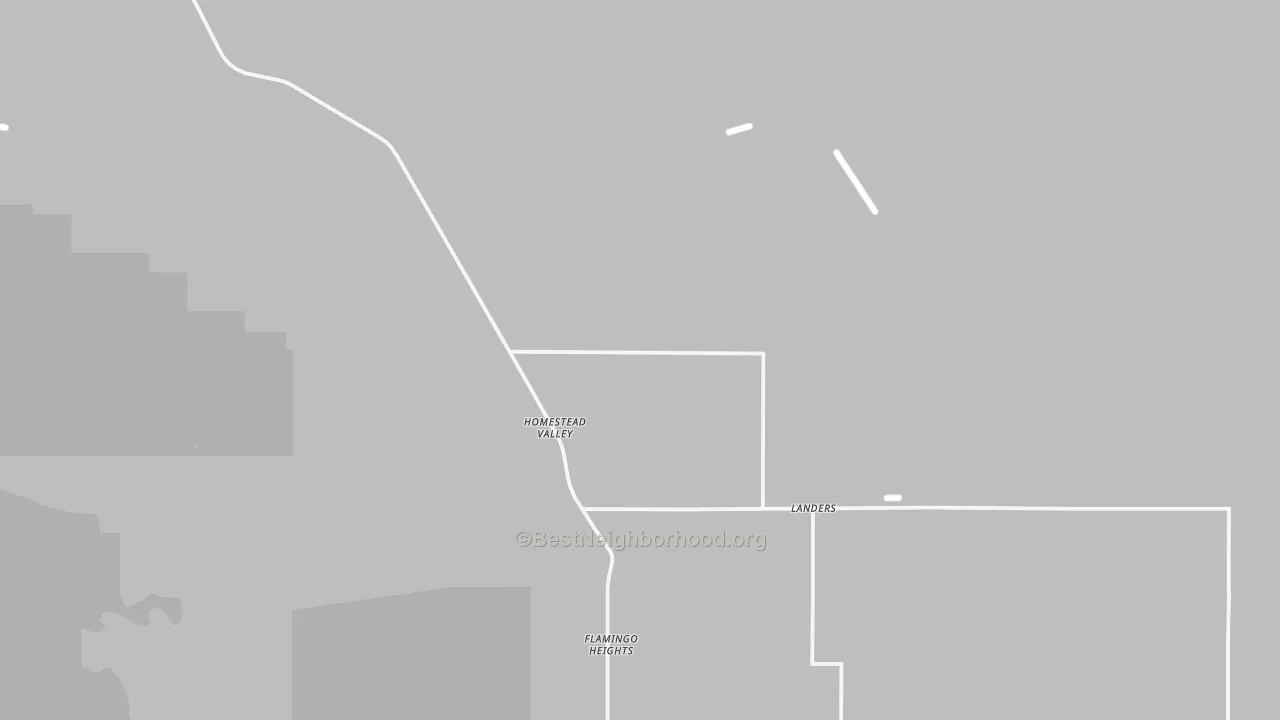 Transit Grade map of 92285, CA