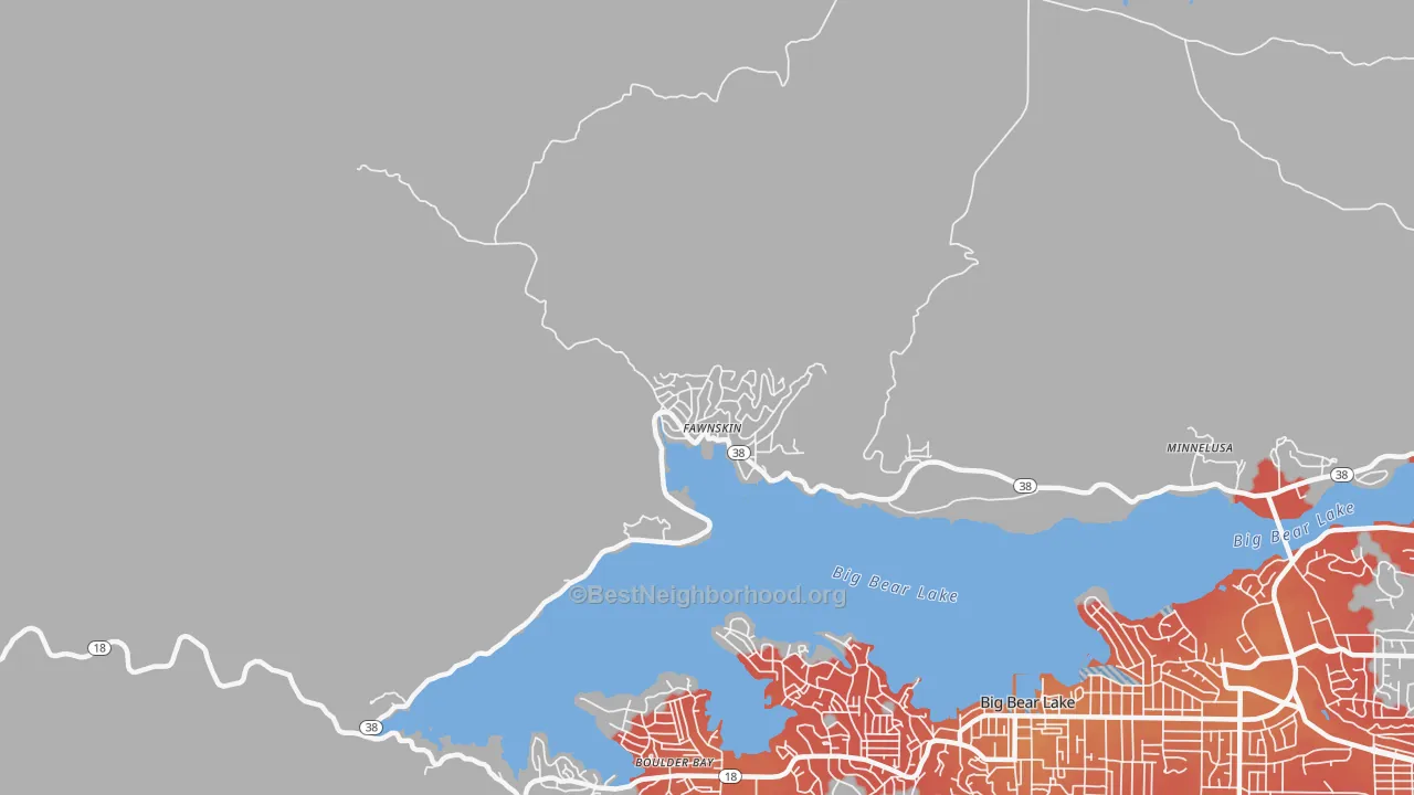 Transit Grade map of 92333, CA
