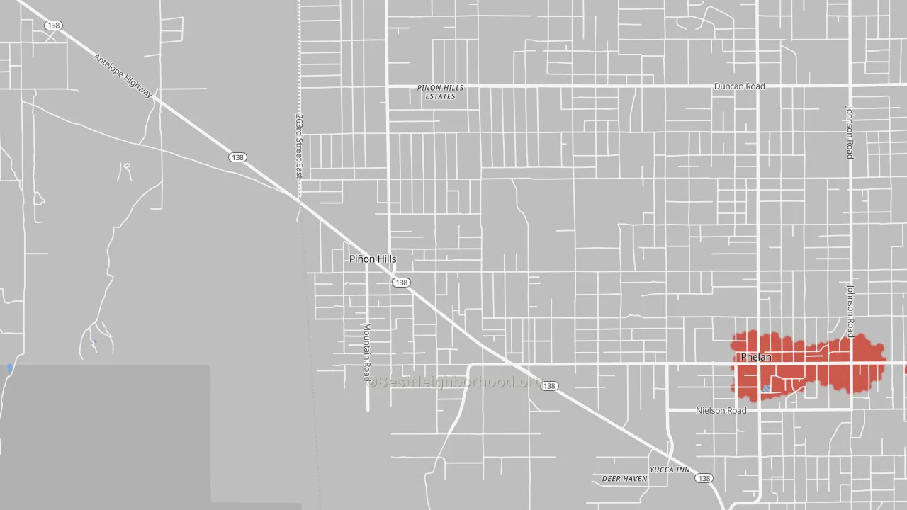 Transit Grade map of 92372, CA