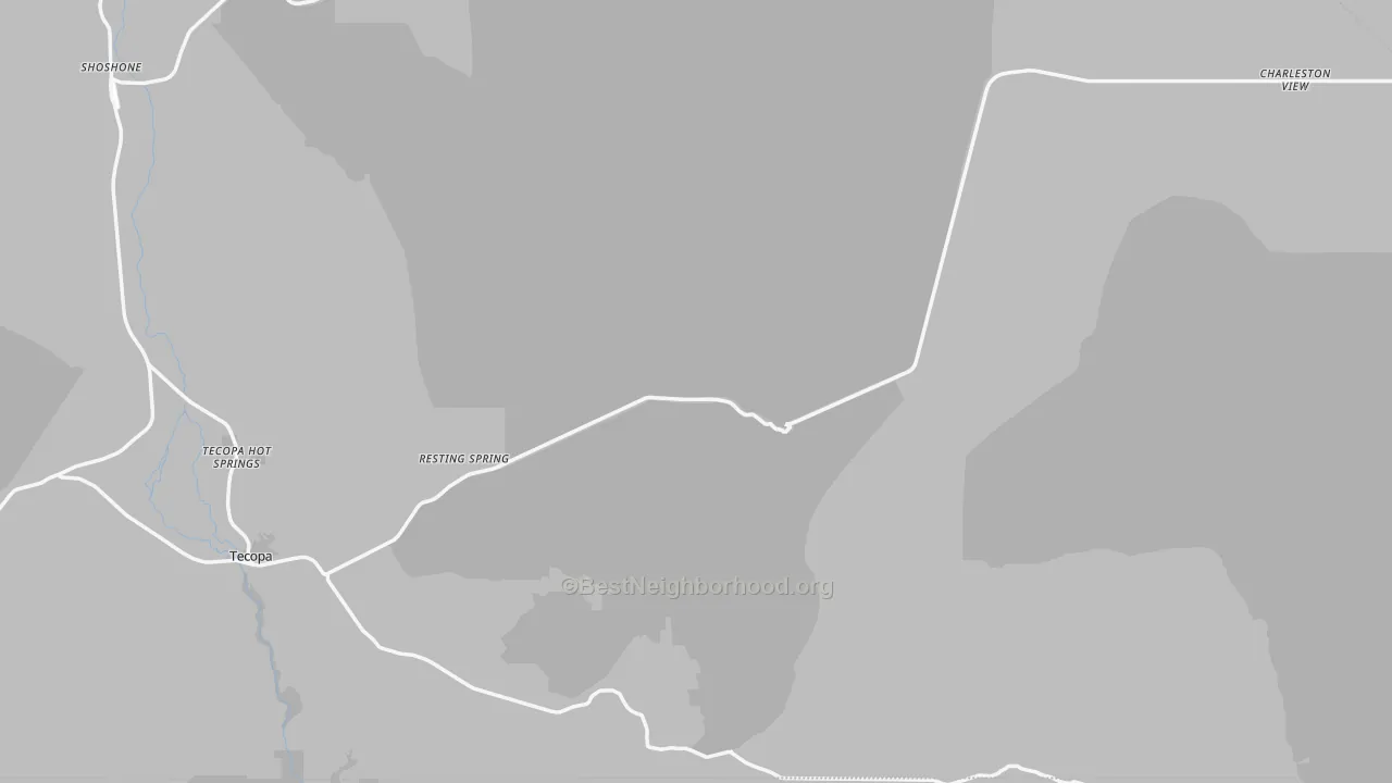 Transit Grade map of 92389, CA