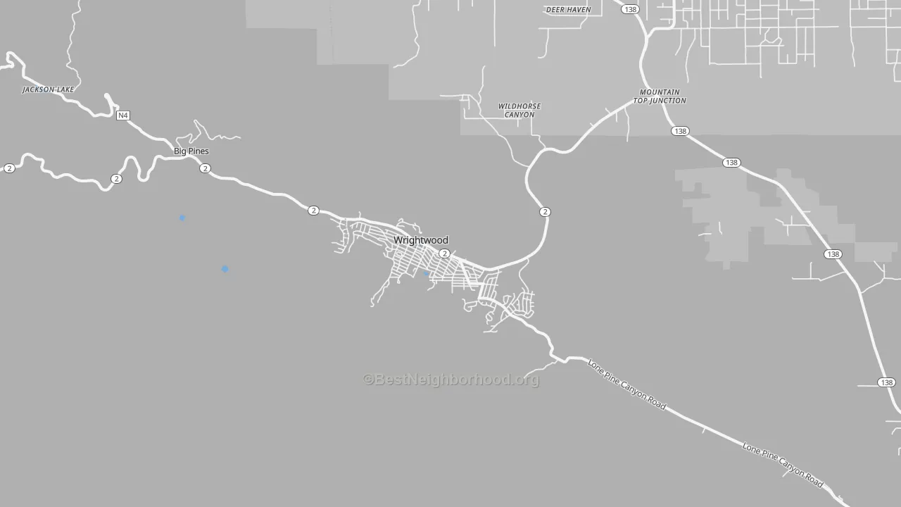 Transit Grade map of 92397, CA