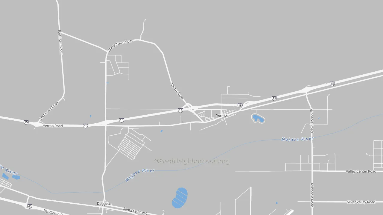 Transit Grade map of 92398, CA