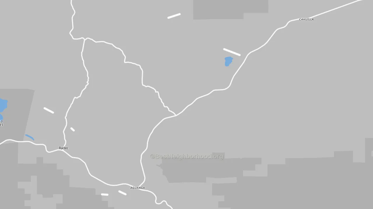 Transit Grade map of 92536, CA