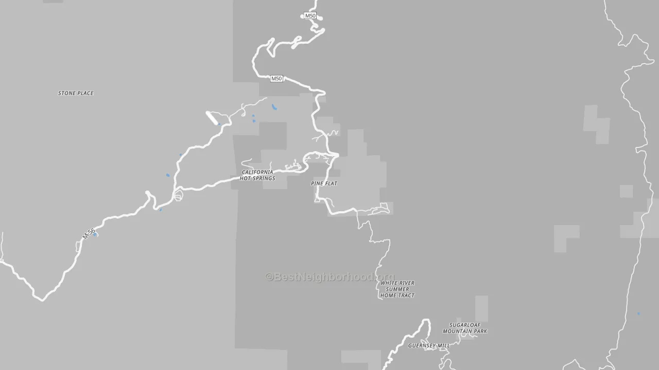 Transit Grade map of 93207, CA