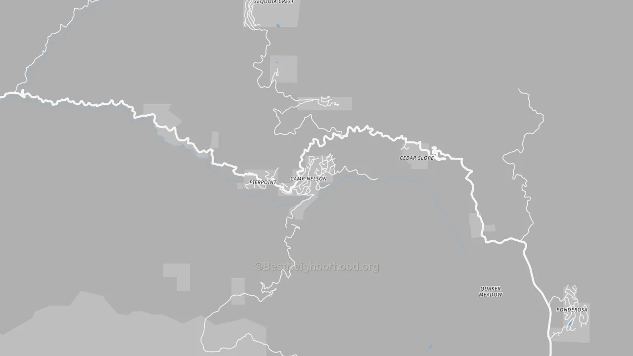 Transit Grade map of 93208, CA