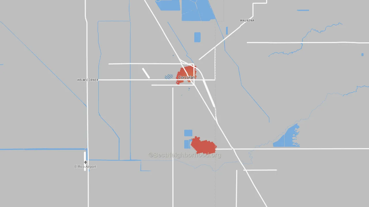 Transit Grade map of 93212, CA