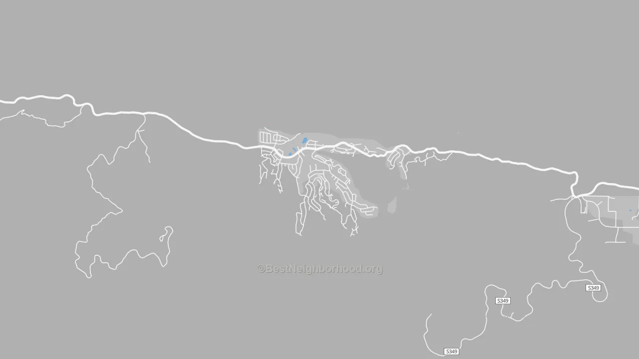 Transit Grade map of 93222, CA
