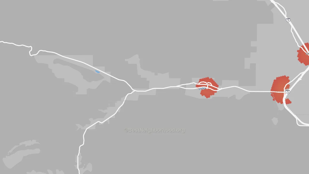 Transit Grade map of 93225, CA