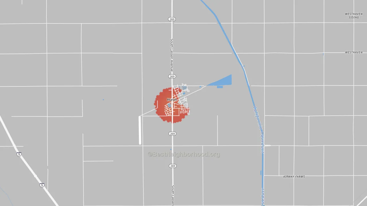 Transit Grade map of 93234, CA