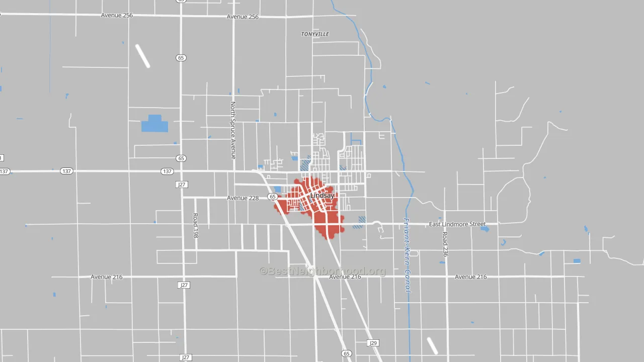 Transit Grade map of 93247, CA