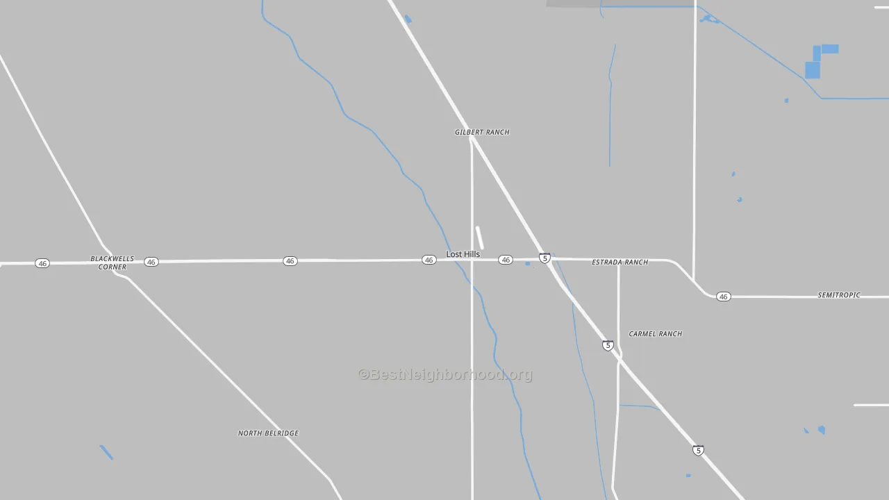 Transit Grade map of 93249, CA