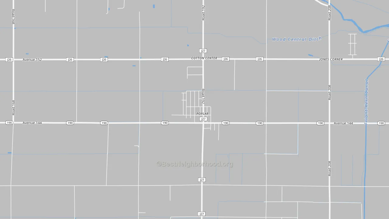 Transit Grade map of 93258, CA
