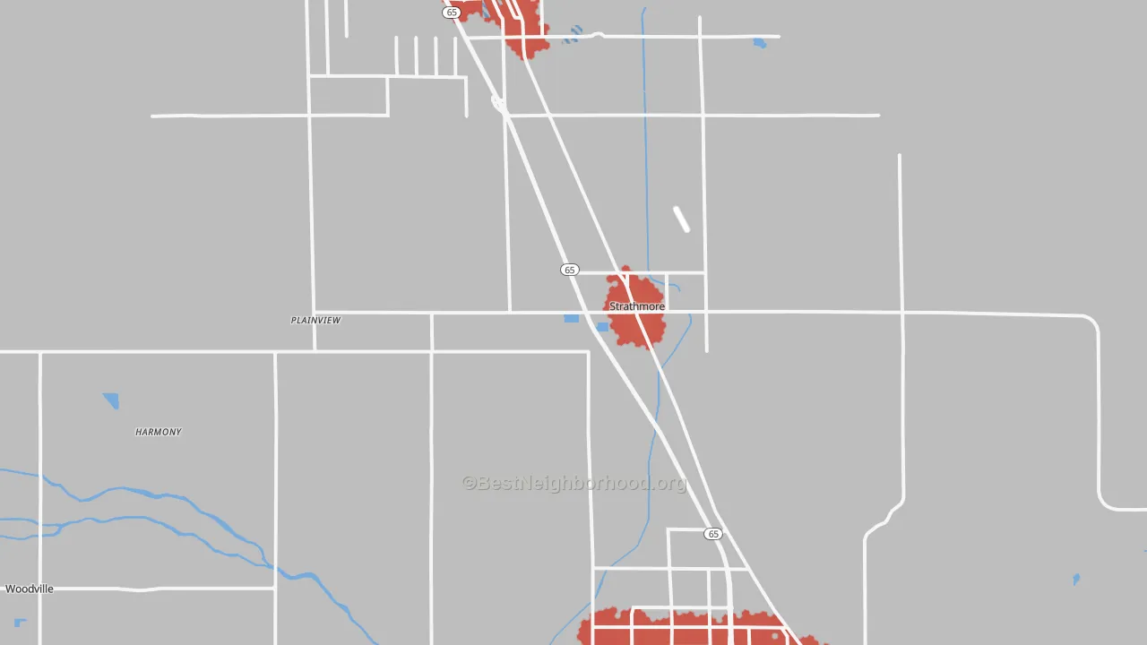 Transit Grade map of 93267, CA