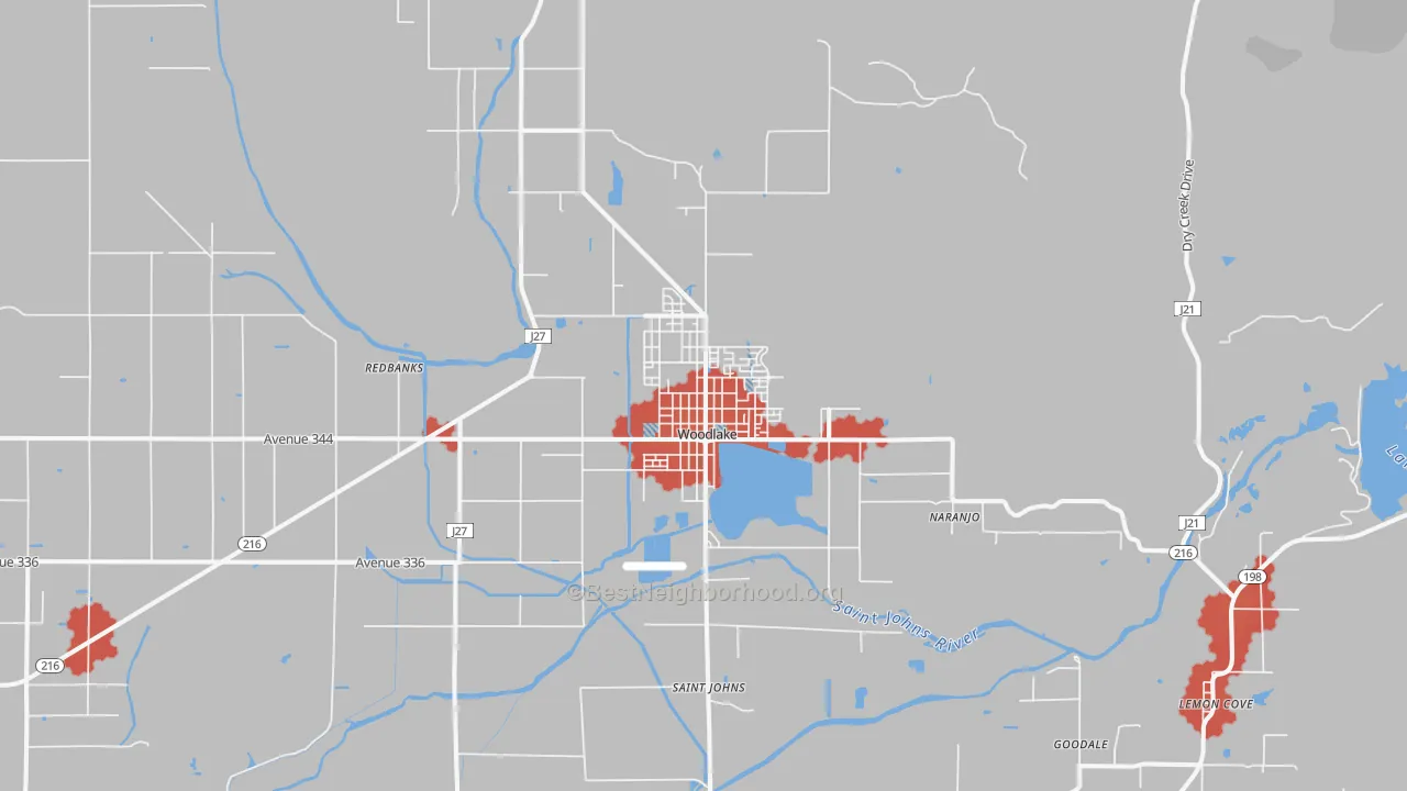 Transit Grade map of 93286, CA