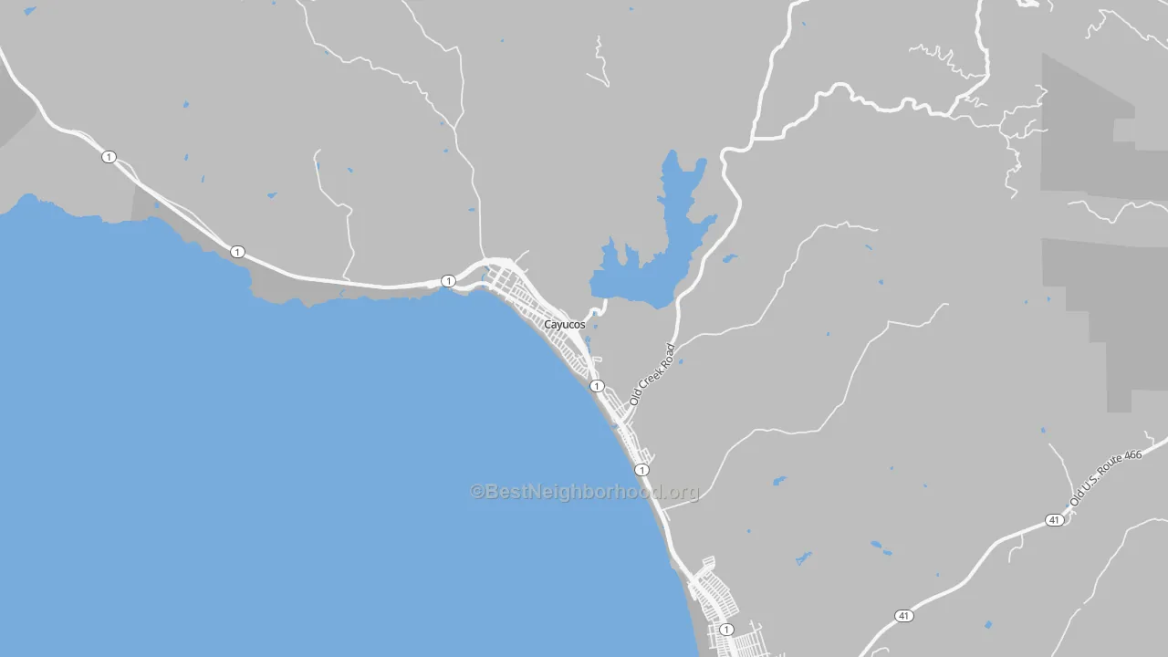 Transit Grade map of 93430, CA