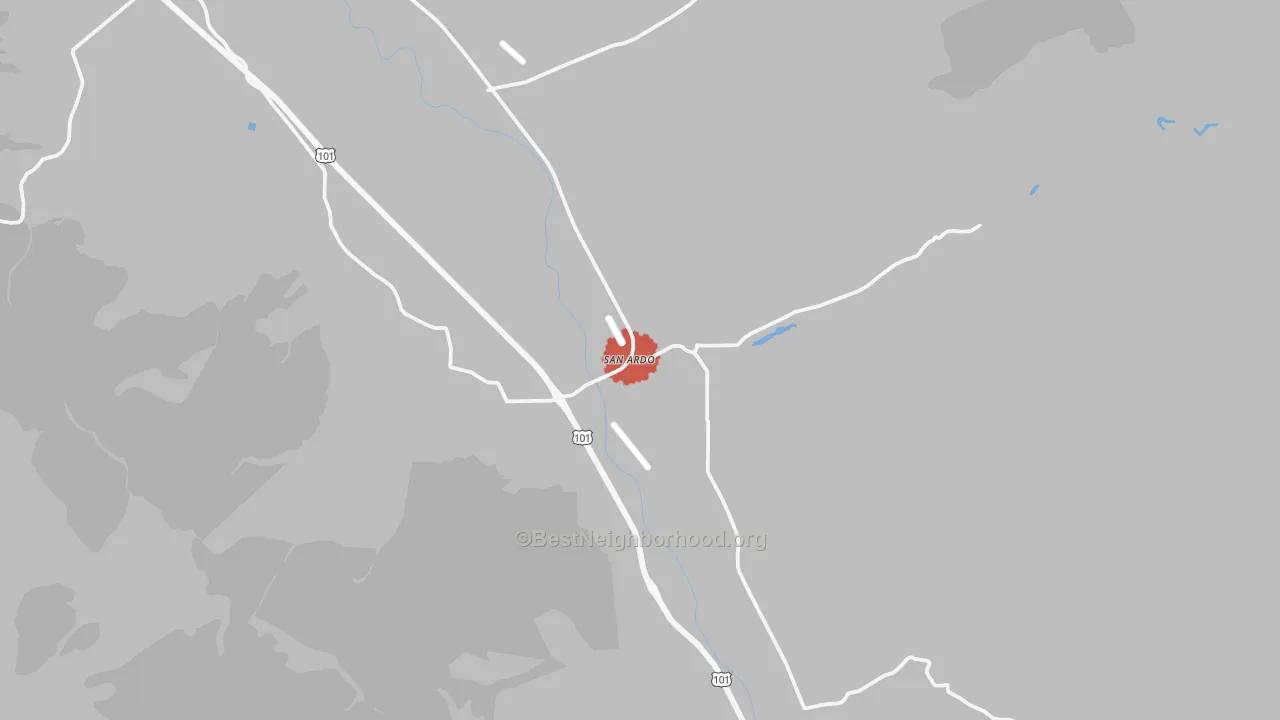 Transit Grade map of 93450, CA