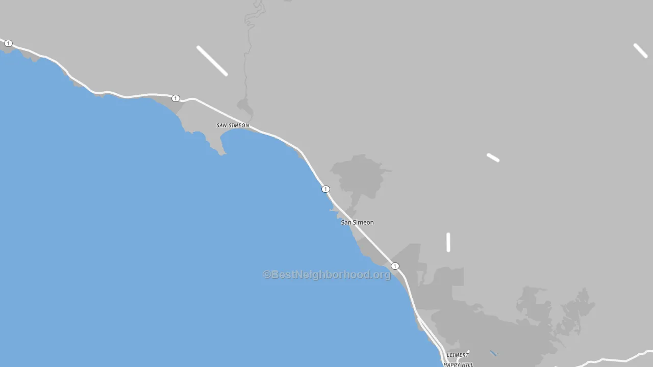 Transit Grade map of 93452, CA