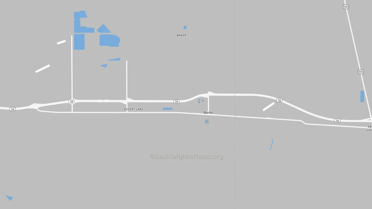 Transit Grade map of 93516, CA
