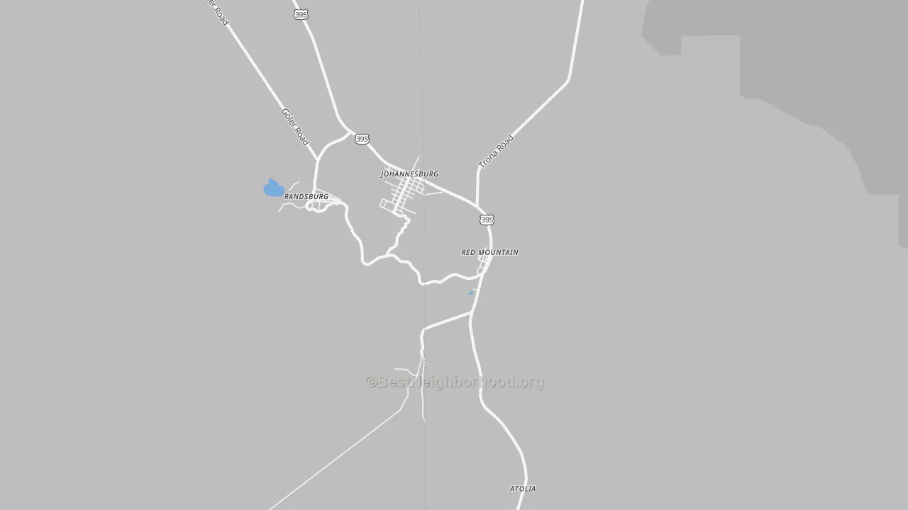 Transit Grade map of 93558, CA