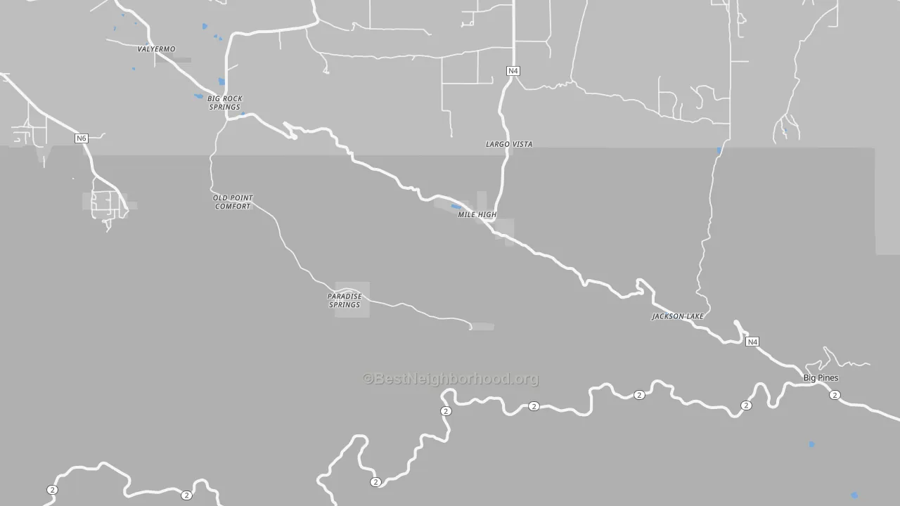 Transit Grade map of 93563, CA