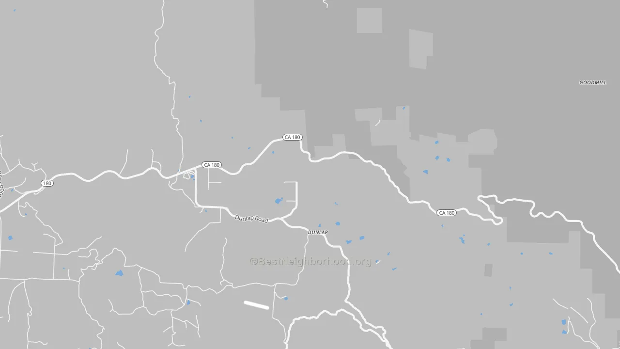 Transit Grade map of 93621, CA