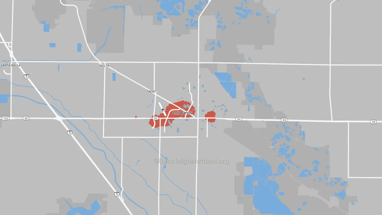 Transit Grade map of 93635, CA