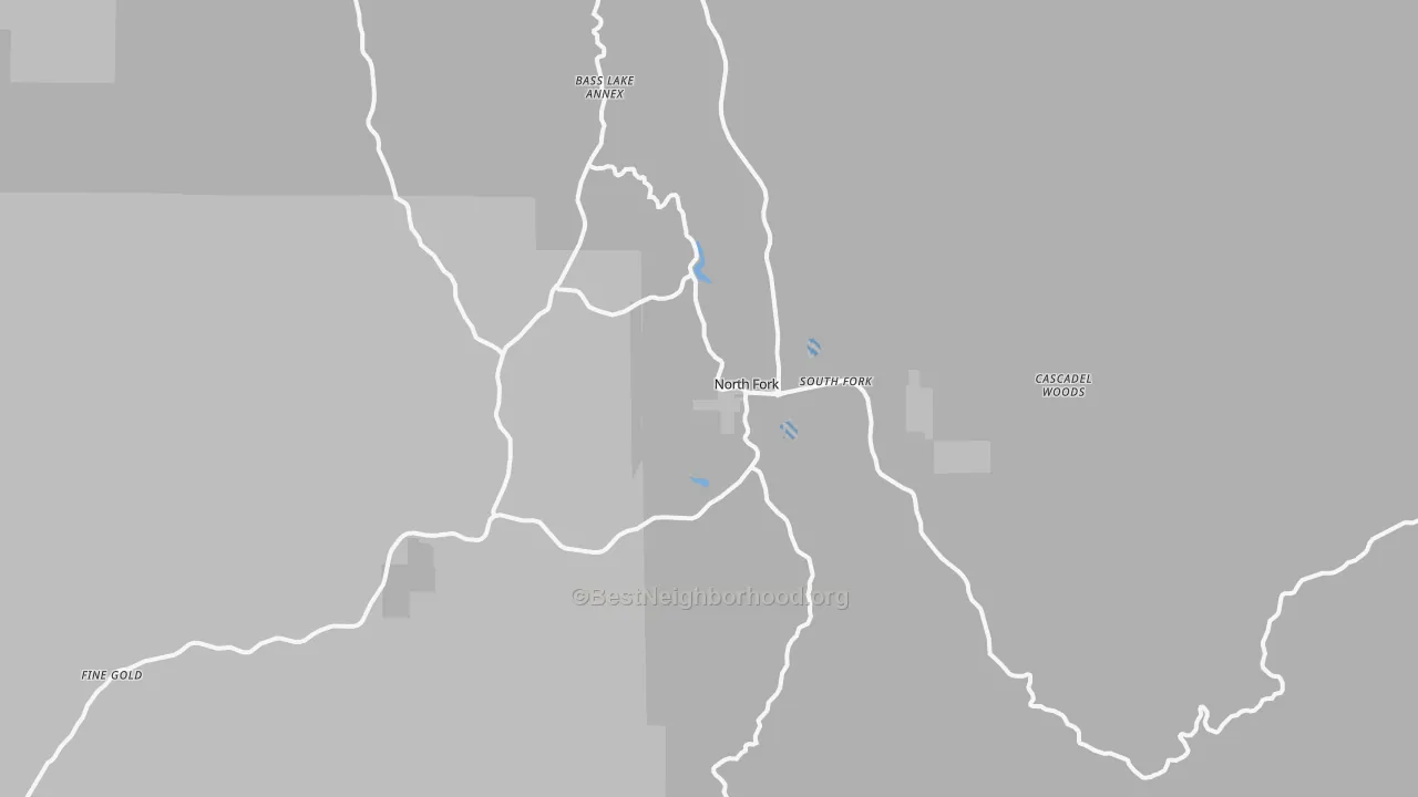 Transit Grade map of 93643, CA