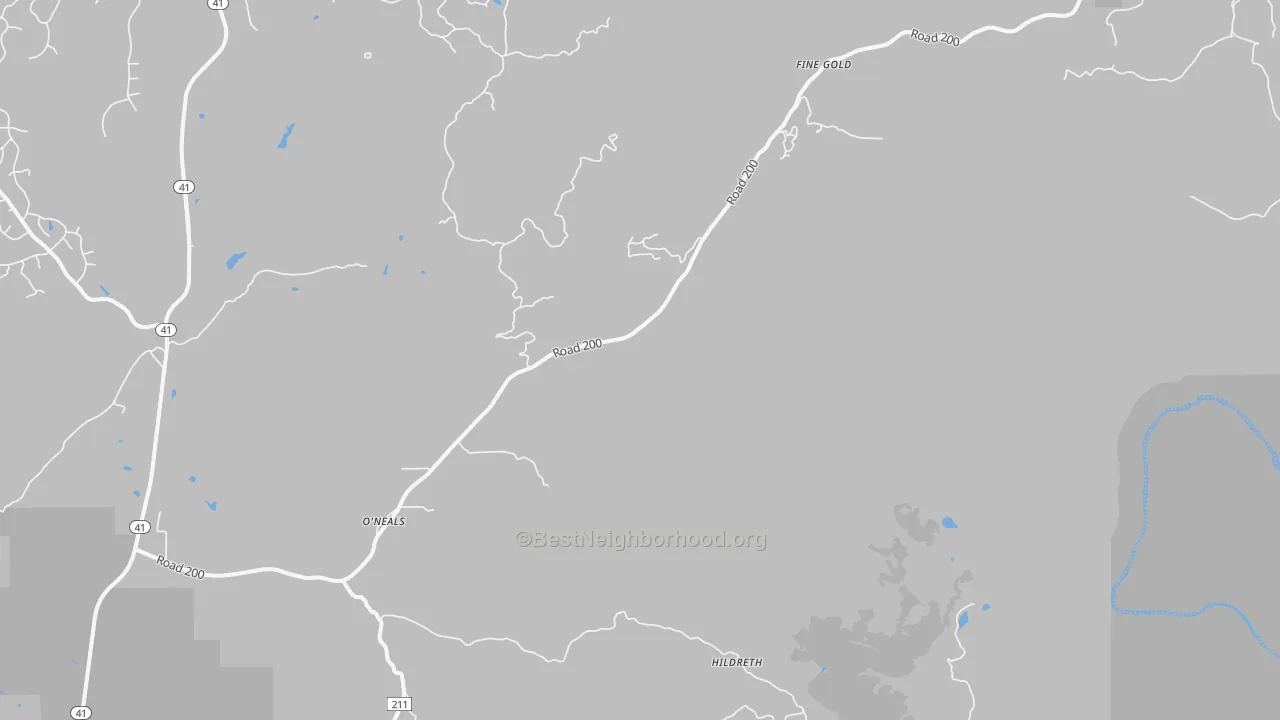 Transit Grade map of 93645, CA