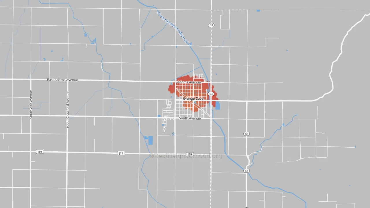Transit Grade map of 93646, CA