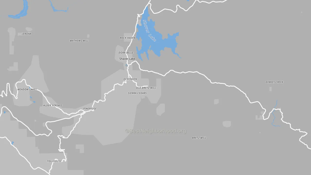 Transit Grade map of 93664, CA