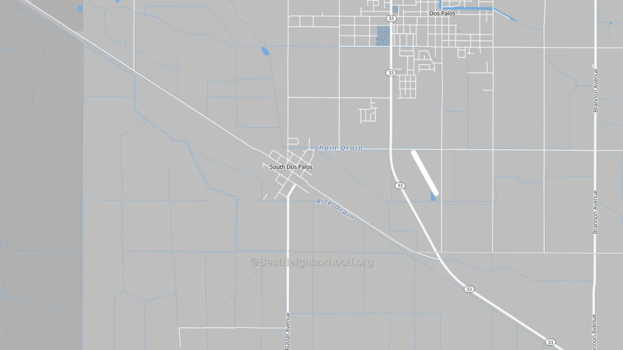 Transit Grade map of 93665, CA