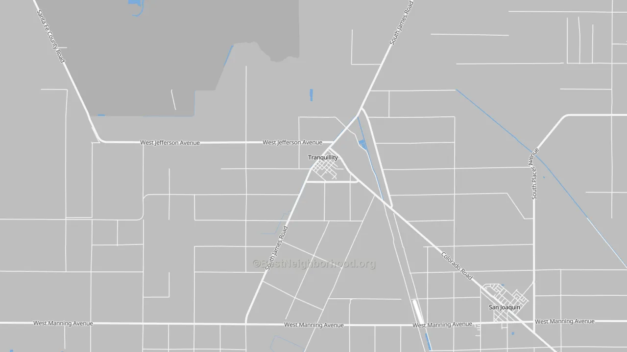 Transit Grade map of 93668, CA