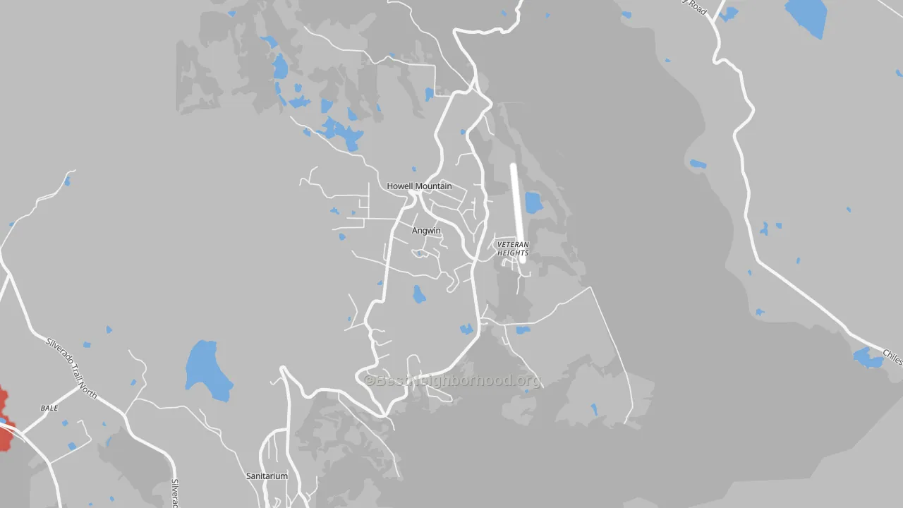 Transit Grade map of 94508, CA