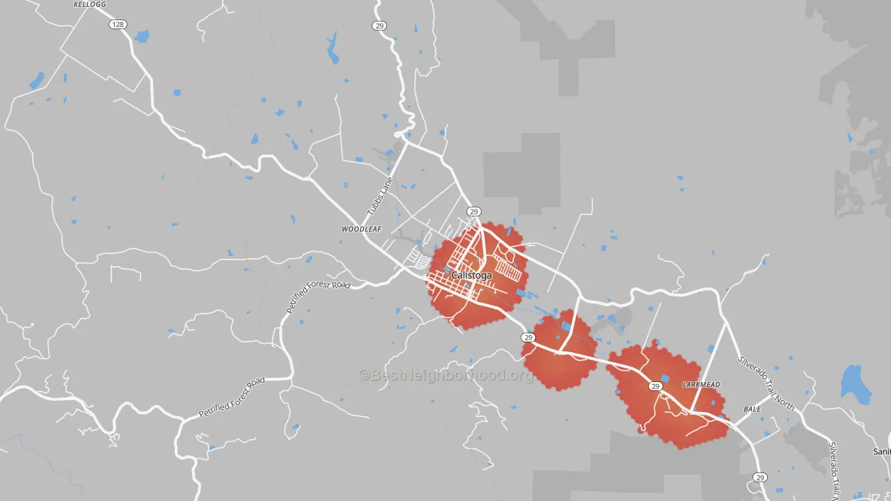 Transit Grade map of 94515, CA